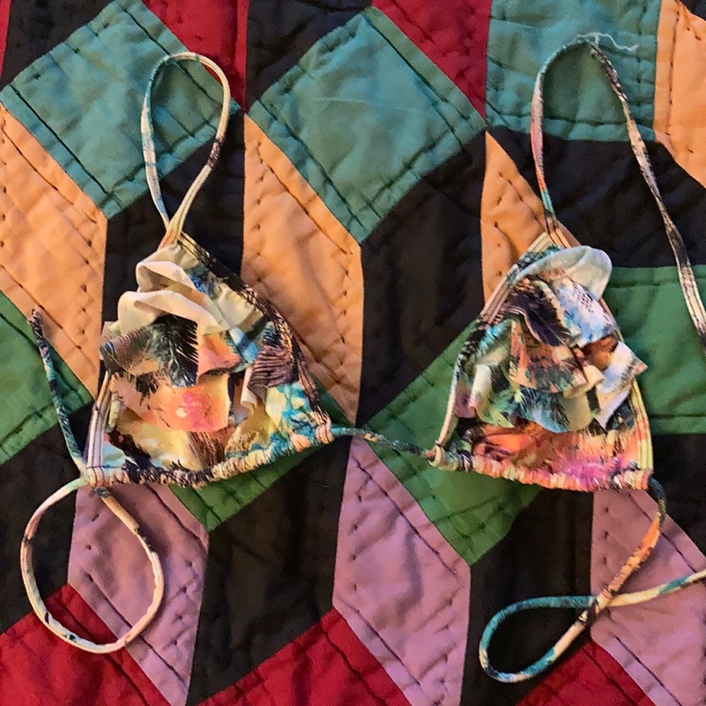 San Lorenzo triangle bikini set- top size L Btm M